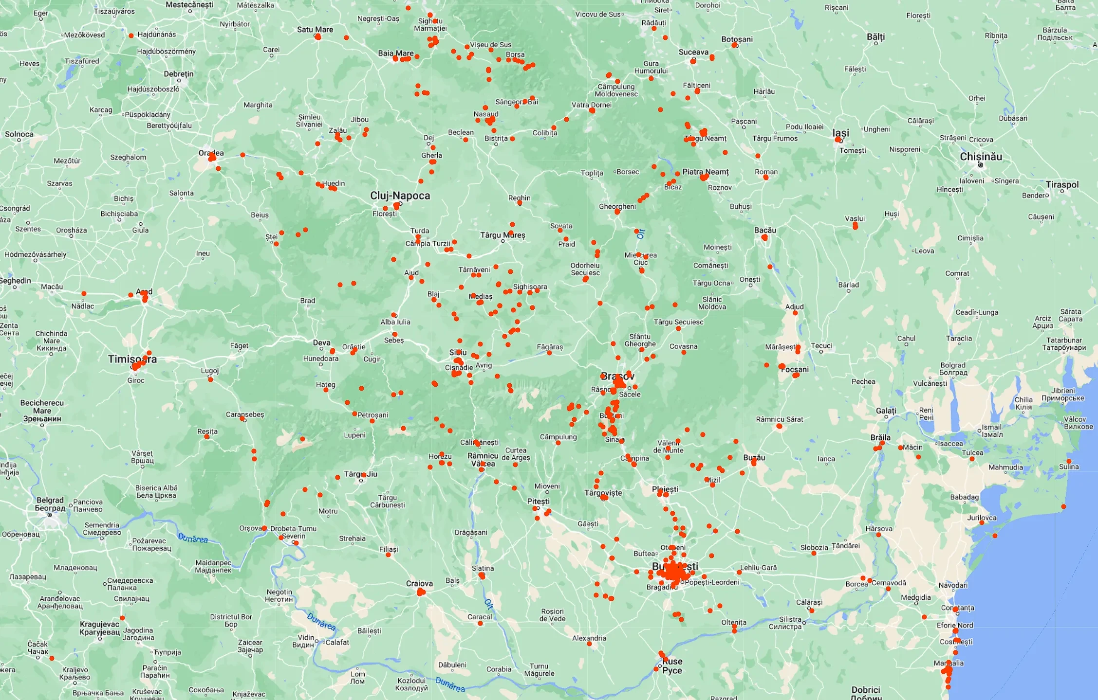 Google Maps Timeline